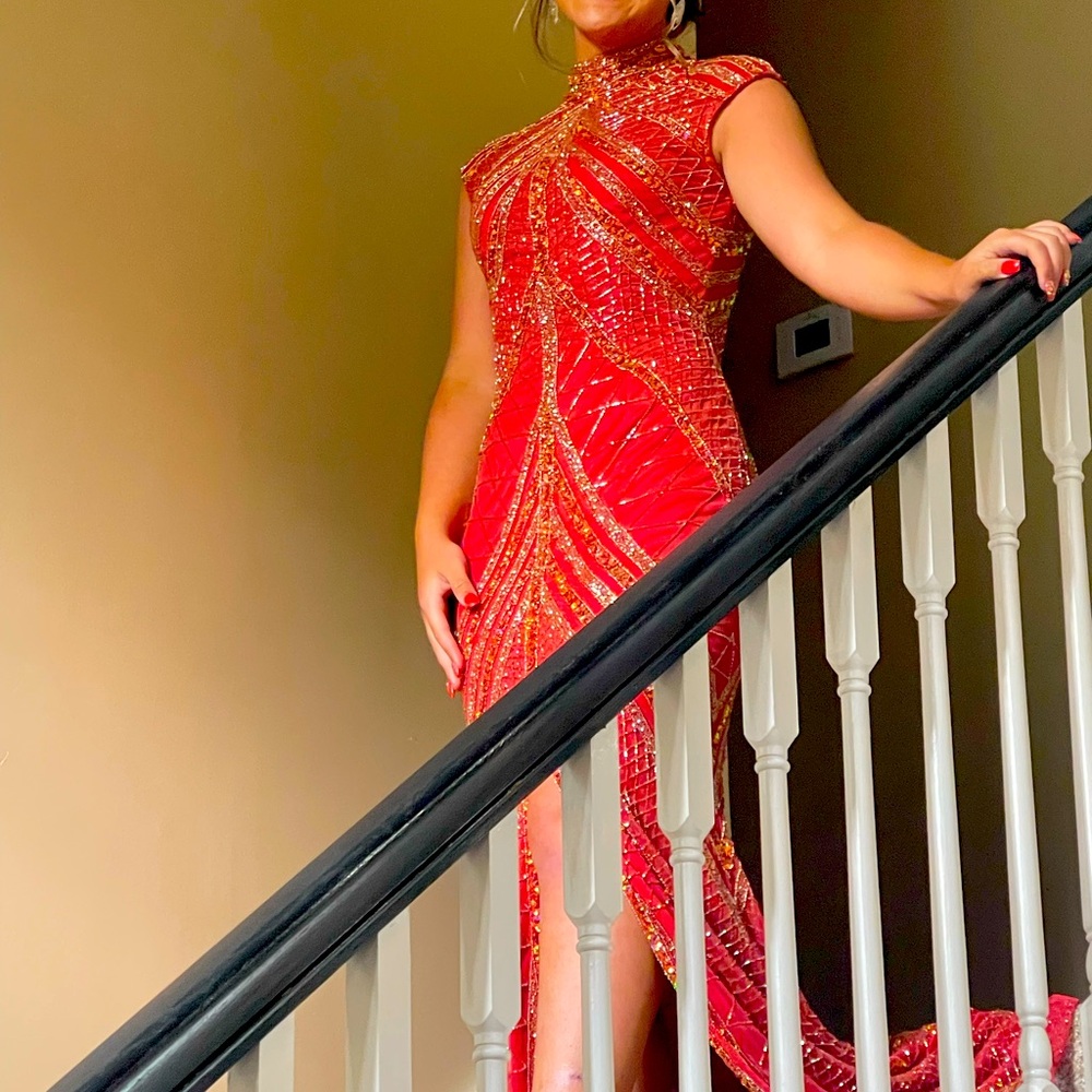 Ashley Lauren Amber dress. Very unique.